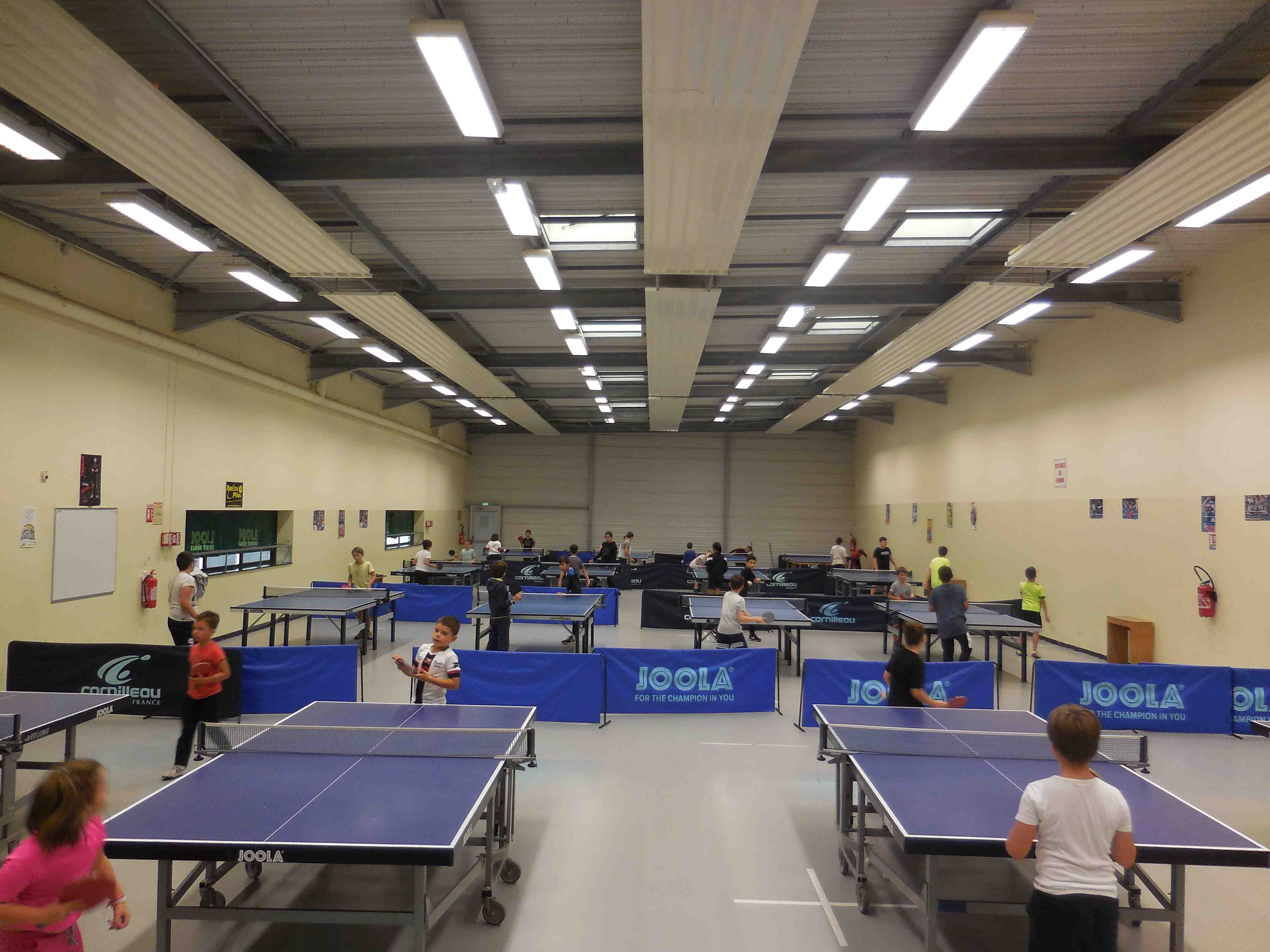 Séance d'entraînement dans la salle Paul Borreil