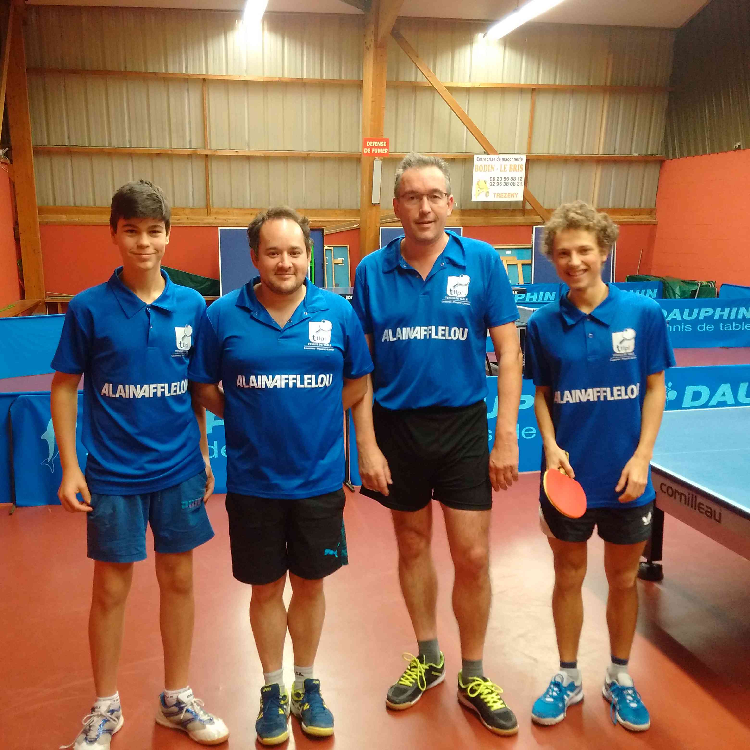 Equipe 2 du TTLPL en Départementale 1
