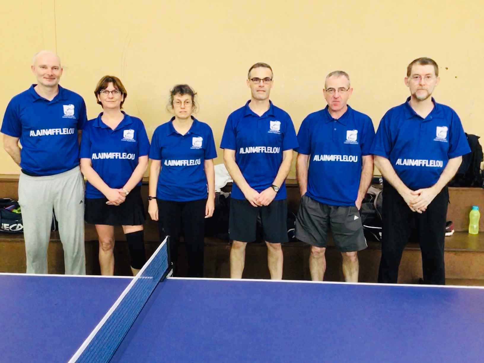 Les vétérans du TTLPL au championnat départemental vétérans des Côtes d'Armor