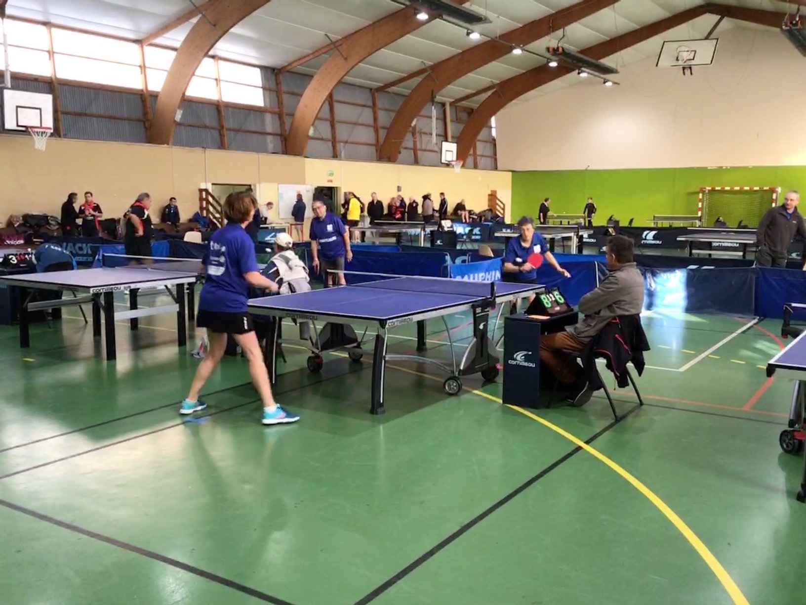 Les joueuses du TTLPL au championnat départemental vétérans des Côtes d'Armor