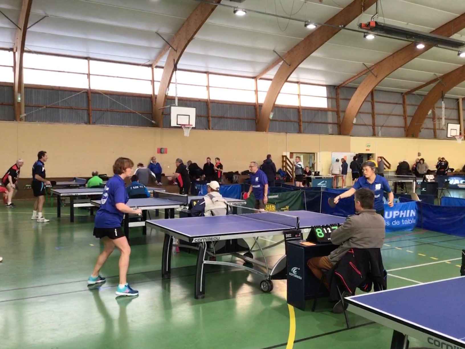 Les joueuses du TTLPL au championnat départemental vétérans des Côtes d'Armor