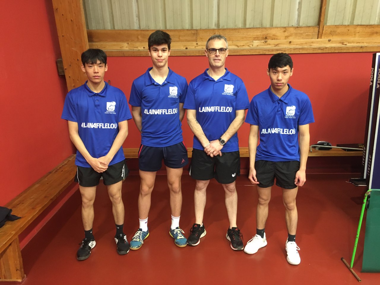 Equipe 1 du TTLPL évoluant en Régionale 2